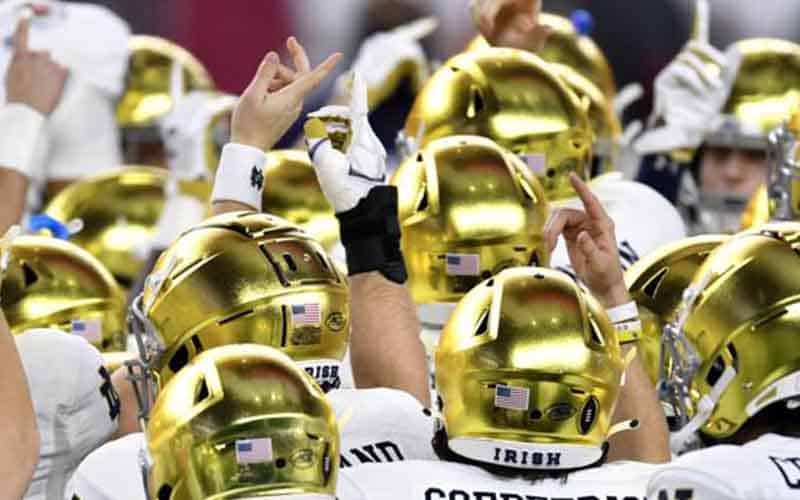 CFP odds on betting on Notre Dame to make it in 2021-22