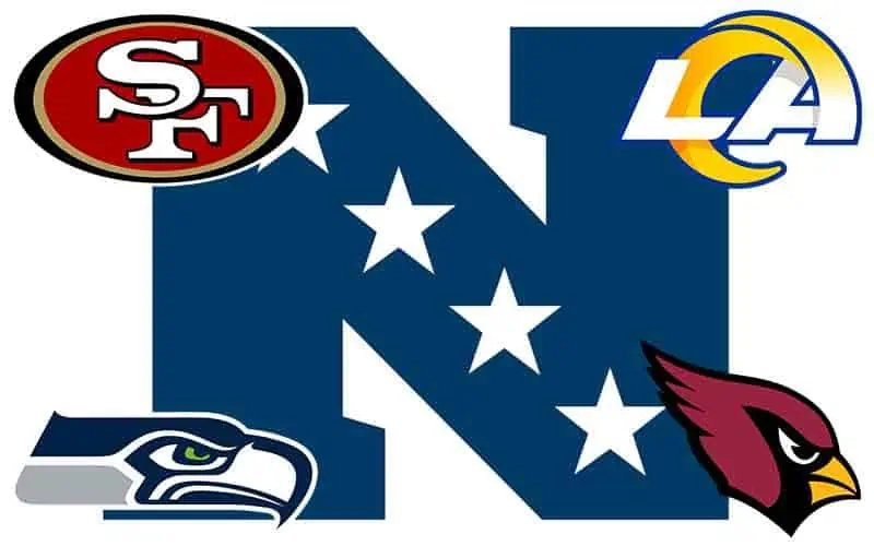 Image for betting on the NFC West Seahawks 49ers Rams and Cardinals in 2022-23