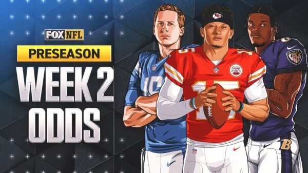 2024 NFL preseason Week 2 odds, lines, spreads