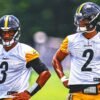 Steelers QB Justin Fields is pushing to make Russell Wilson obsolete