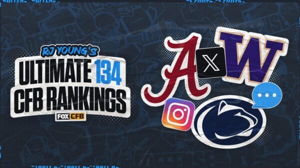 2024 college football rankings: RJ Young responds to 'Ultimate 134' replies