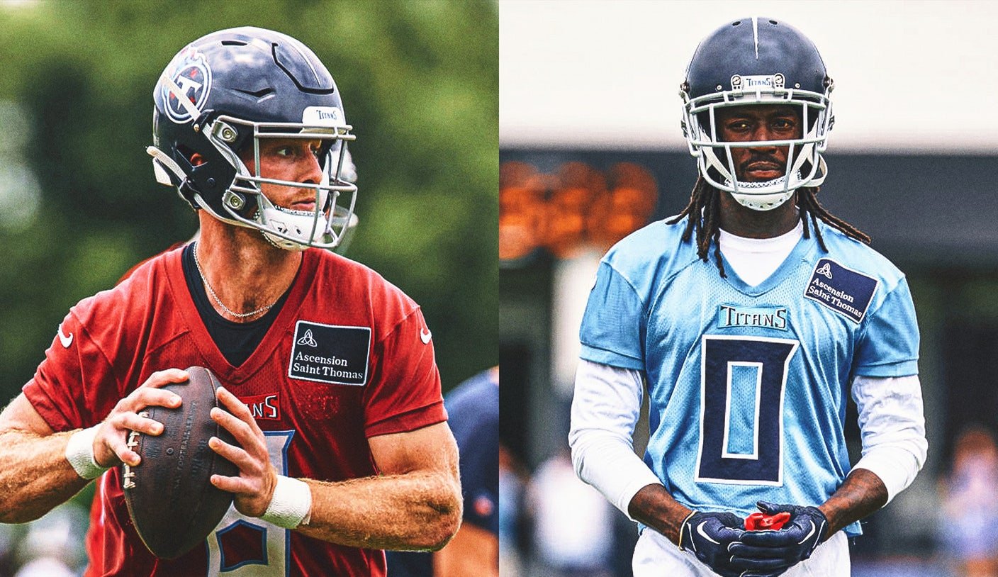 Titans QB Will Levis, new WR1 Calvin Ridley struggling to connect consistently