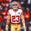 49ers RB Christian McCaffrey inactive vs. Jets with calf injury