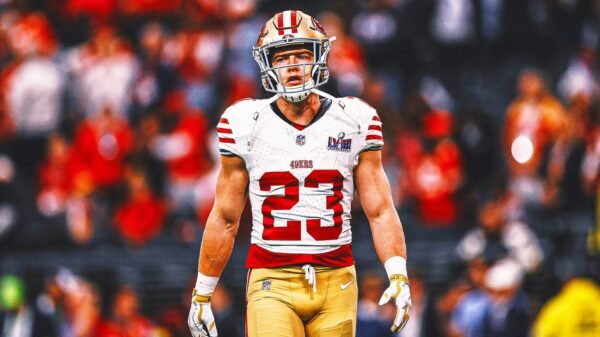 49ers RB Christian McCaffrey inactive vs. Jets with calf injury