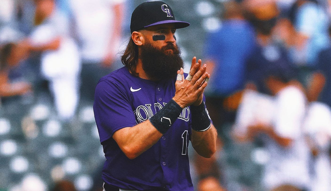 Outfielder Charlie Blackmon retiring after spending 14 seasons with Rockies