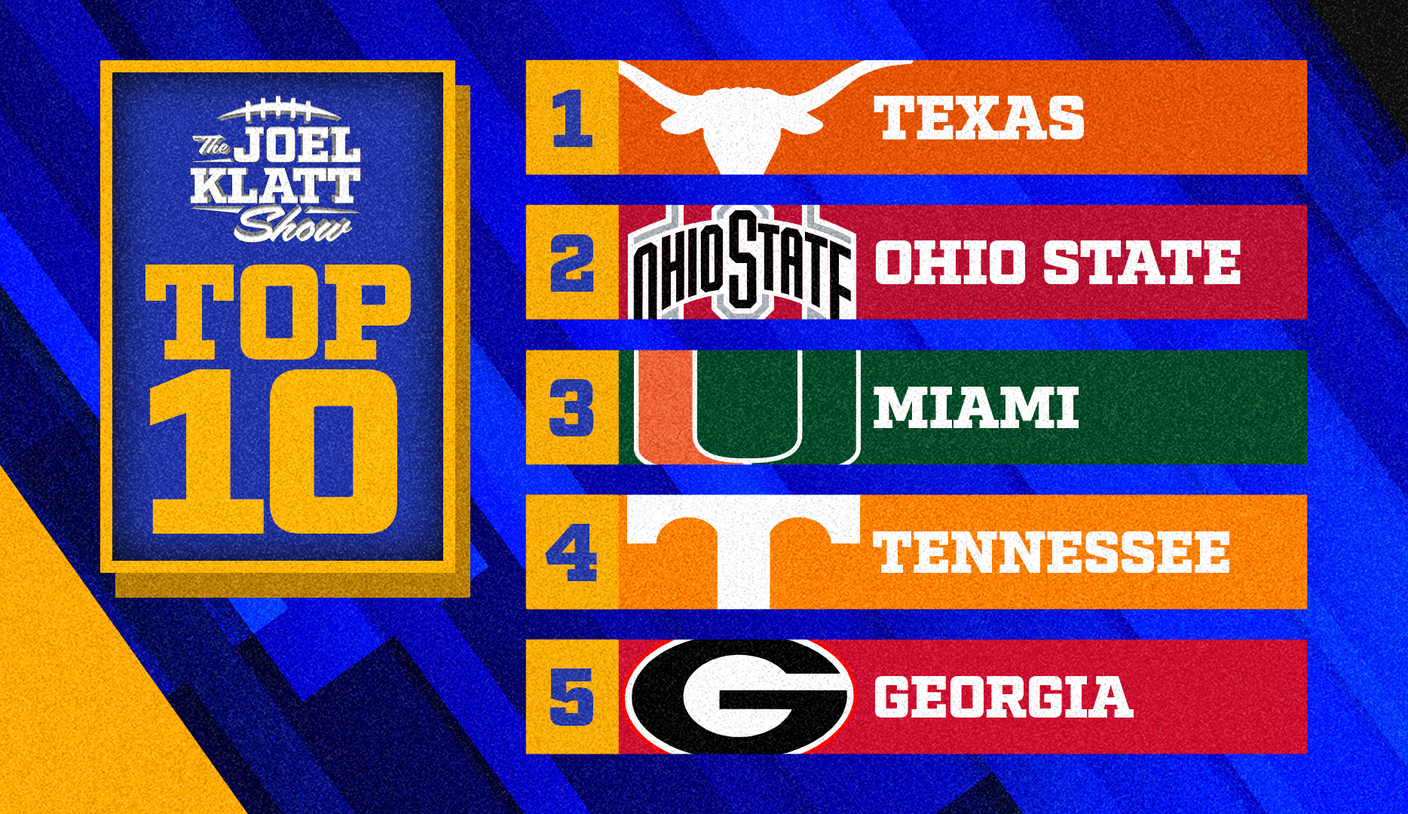 2024 college football rankings: Joel Klatt's top 10 teams after Week 4