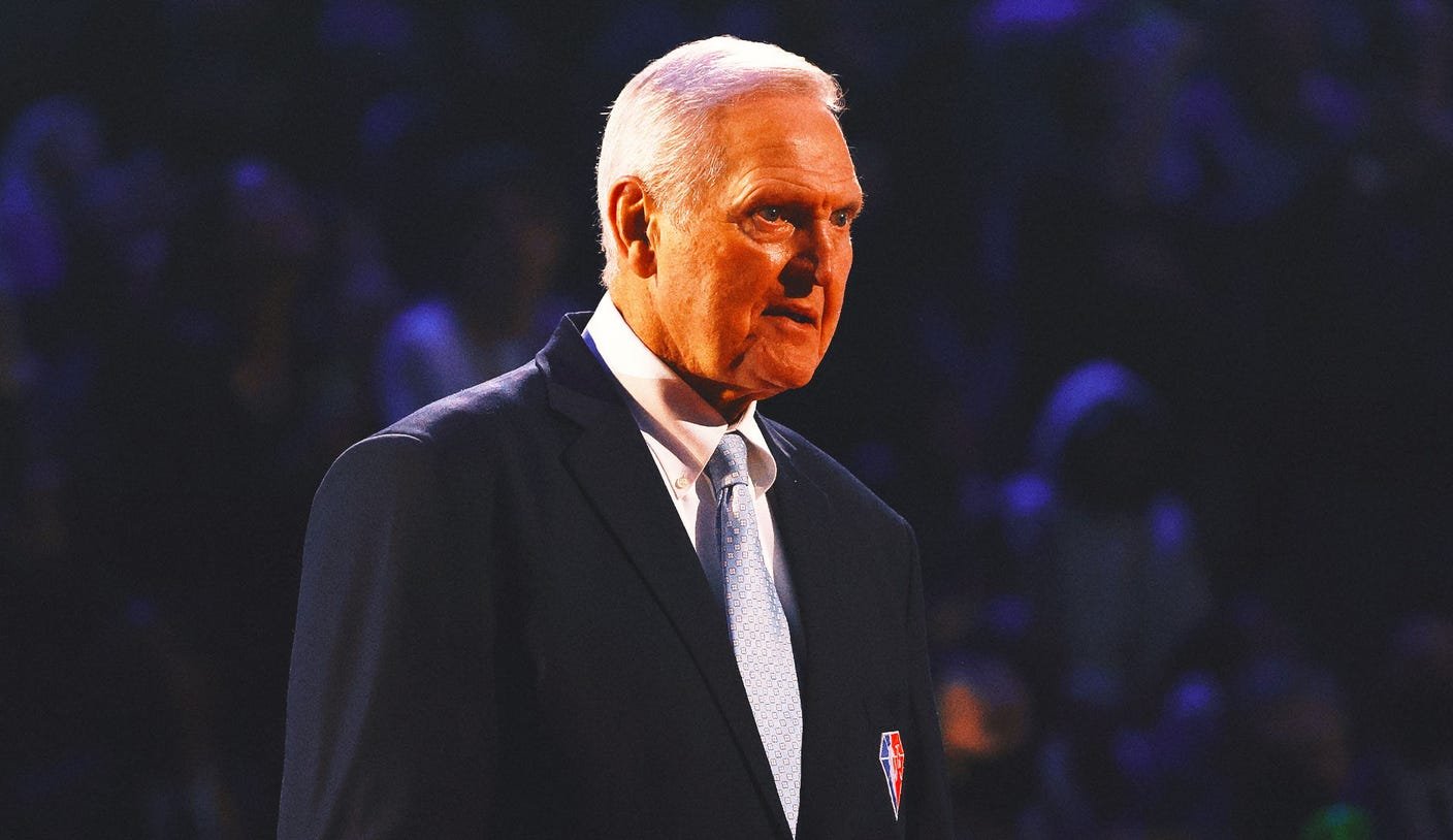 Lakers will honor Jerry West this season with a No. 44 uniform band