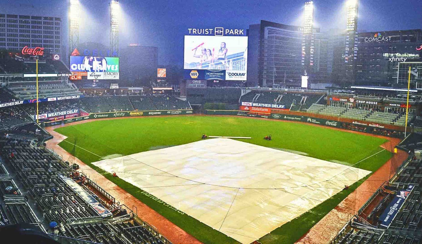 Rainout means Mets, Braves will play pivotal doubleheader on Monday