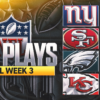 NFL Week 3 top plays: Follow Eagles-Saints, Giants-Browns, more!