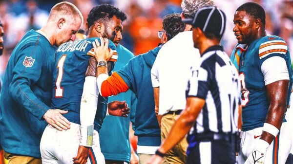 Tua Tagovailoa exits with concussion in Dolphins' loss to Bills