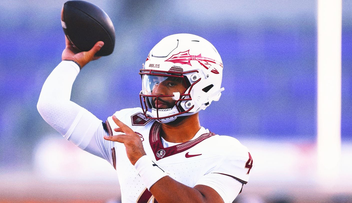 FSU QB DJ Uiagalelei will reportedly be out a 'few weeks' with broken finger