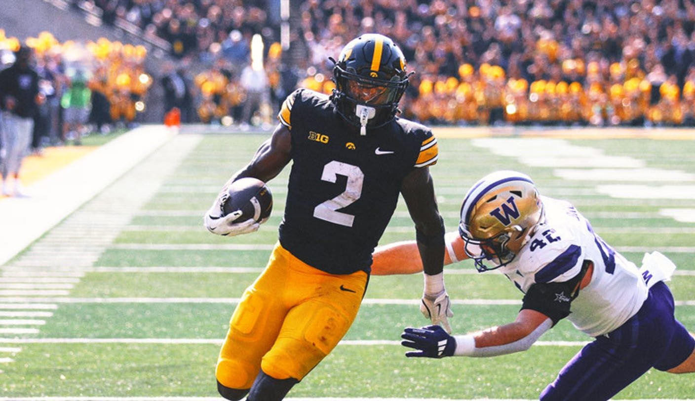 Kaleb Johnson's three touchdowns lifts Iowa over Washington, 40-16