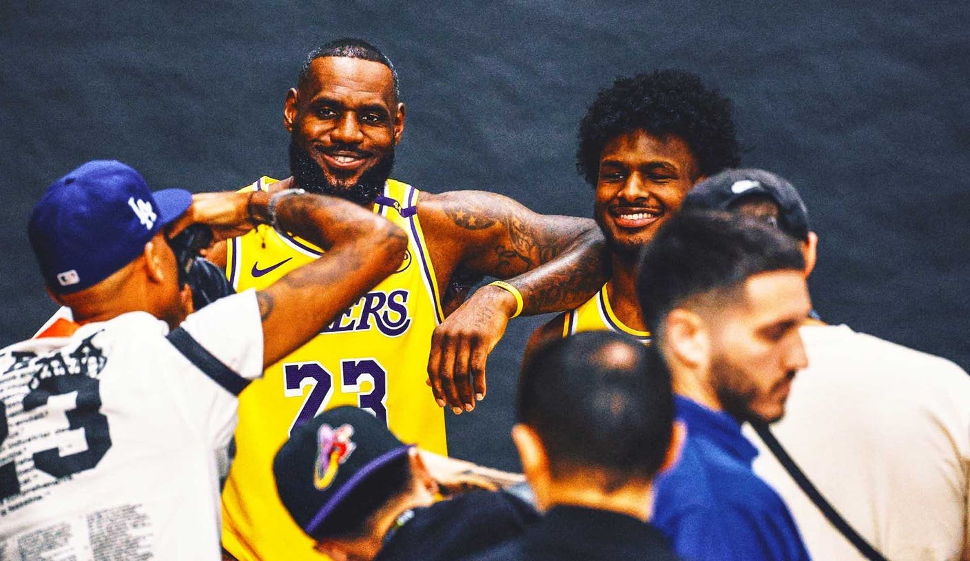 LeBron has found new purpose playing with Bronny: 'It gives you a lot of life'