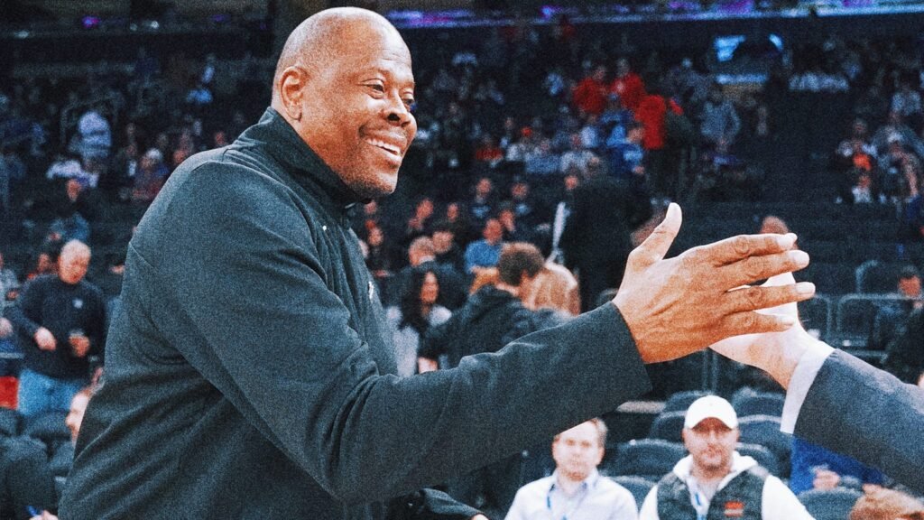 Knicks legend Patrick Ewing returns to team as basketball ambassador