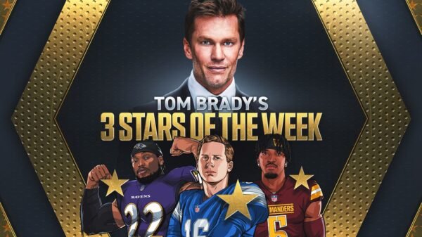 Tom Brady's 3 Stars of Week 4, including Lions' Jared Goff