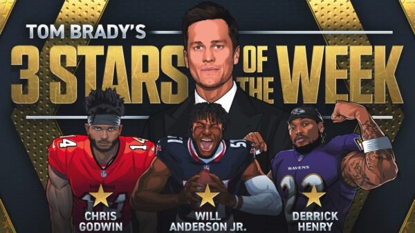 Tom Brady's 3 Stars of Week 6, including Ravens' Derrick Henry