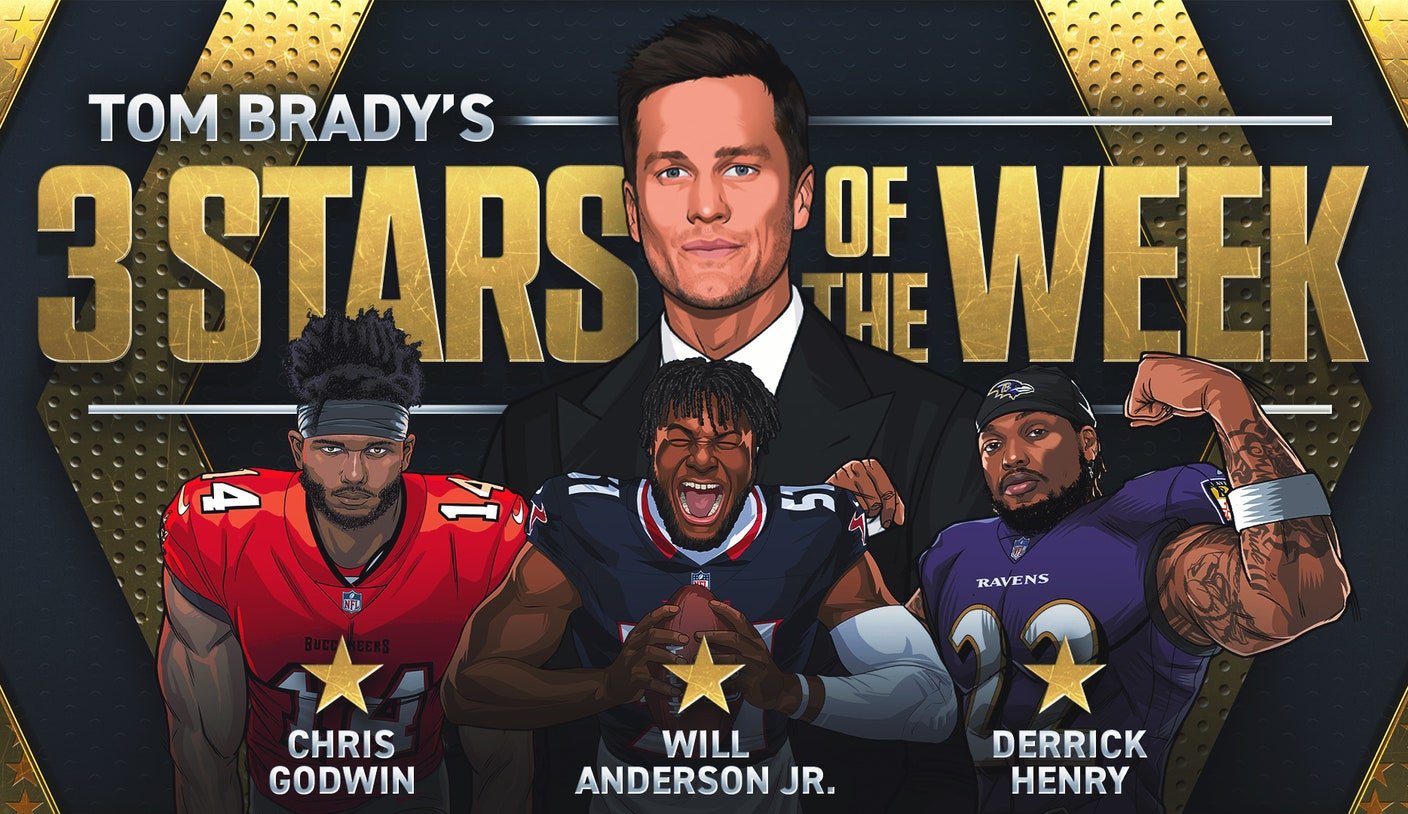 Tom Brady's 3 Stars of Week 6, including Ravens' Derrick Henry