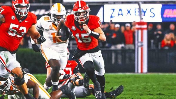 Carson Beck's strong performance helps No. 12 Georgia beat No. 7 Tennessee