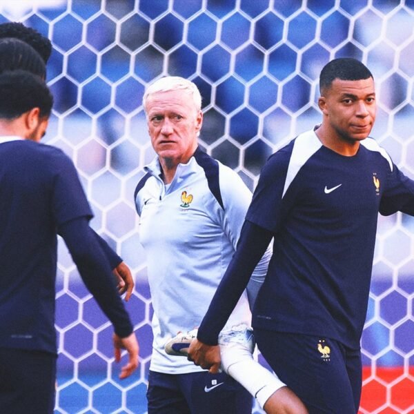 'Please leave him alone': France coach Didier Deschamps fed up with Kylian Mbappé questions