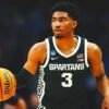 Jaden Akins powers Michigan State in 81-57 opening victory over Monmouth