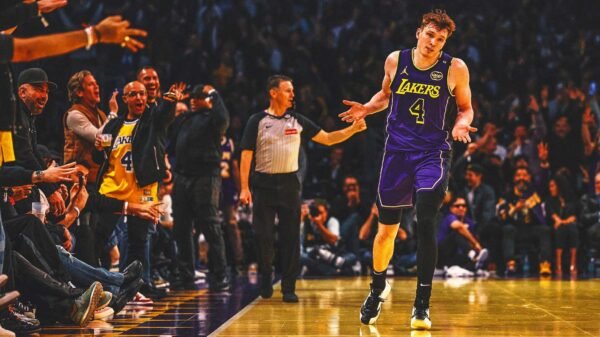 LeBron gloats after Lakers rookie Dalton Knecht drops 37: 'Did anybody watch him?'