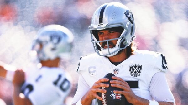 Raiders to stick with Gardner Minshew at QB vs. Dolphins on Sunday