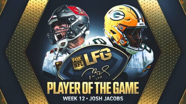 Tom Brady's LFG Player of the Game for Week 12: Packers RB Josh Jacobs