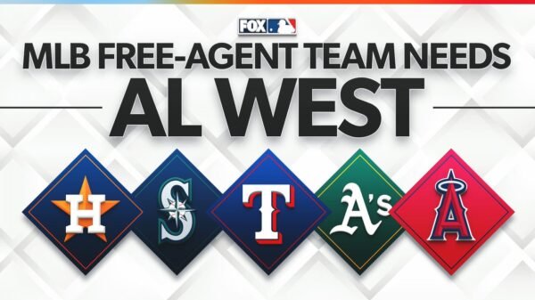 Three biggest free-agent needs for Astros, Mariners, Rangers, A's, Angels