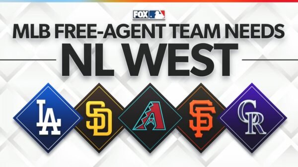 Three biggest free-agent needs for Dodgers, Padres, D-backs, Giants, Rockies