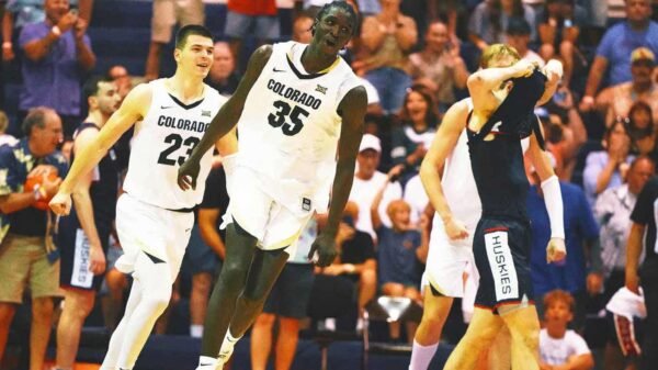 No. 2 UConn falls again in Maui, losing 73-72 to Colorado on late layup