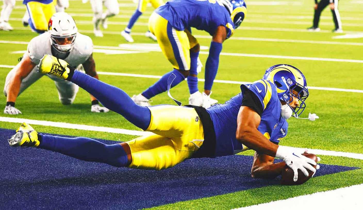 Ahkello Witherspoon's last-minute interception preserves Rams' win over Cardinals