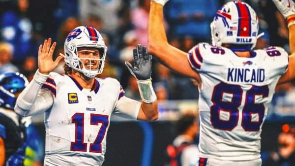 Bills offensive line makes its MVP choice clear with Josh Allen’s Christmas gift