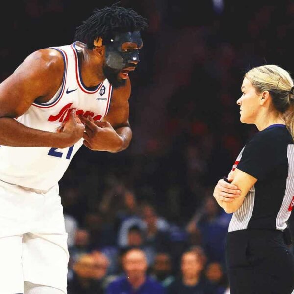 Joel Embiid ejected with 2 technicals in game vs. Victor Wembanyama and Spurs