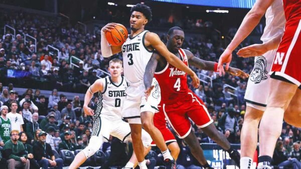 Michigan State ruins Nebraska's Big Ten opener with 89-52 win