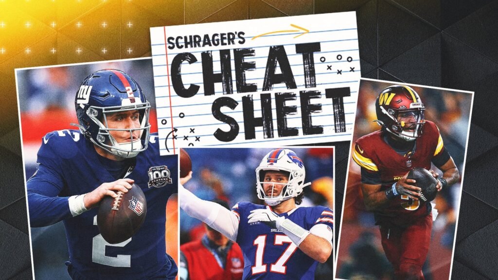 Schrager's Cheat Sheet: Commanders' impressive rise; Giants' disastrous win