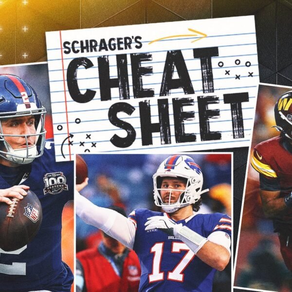 Schrager's Cheat Sheet: Commanders' impressive rise; Giants' disastrous win