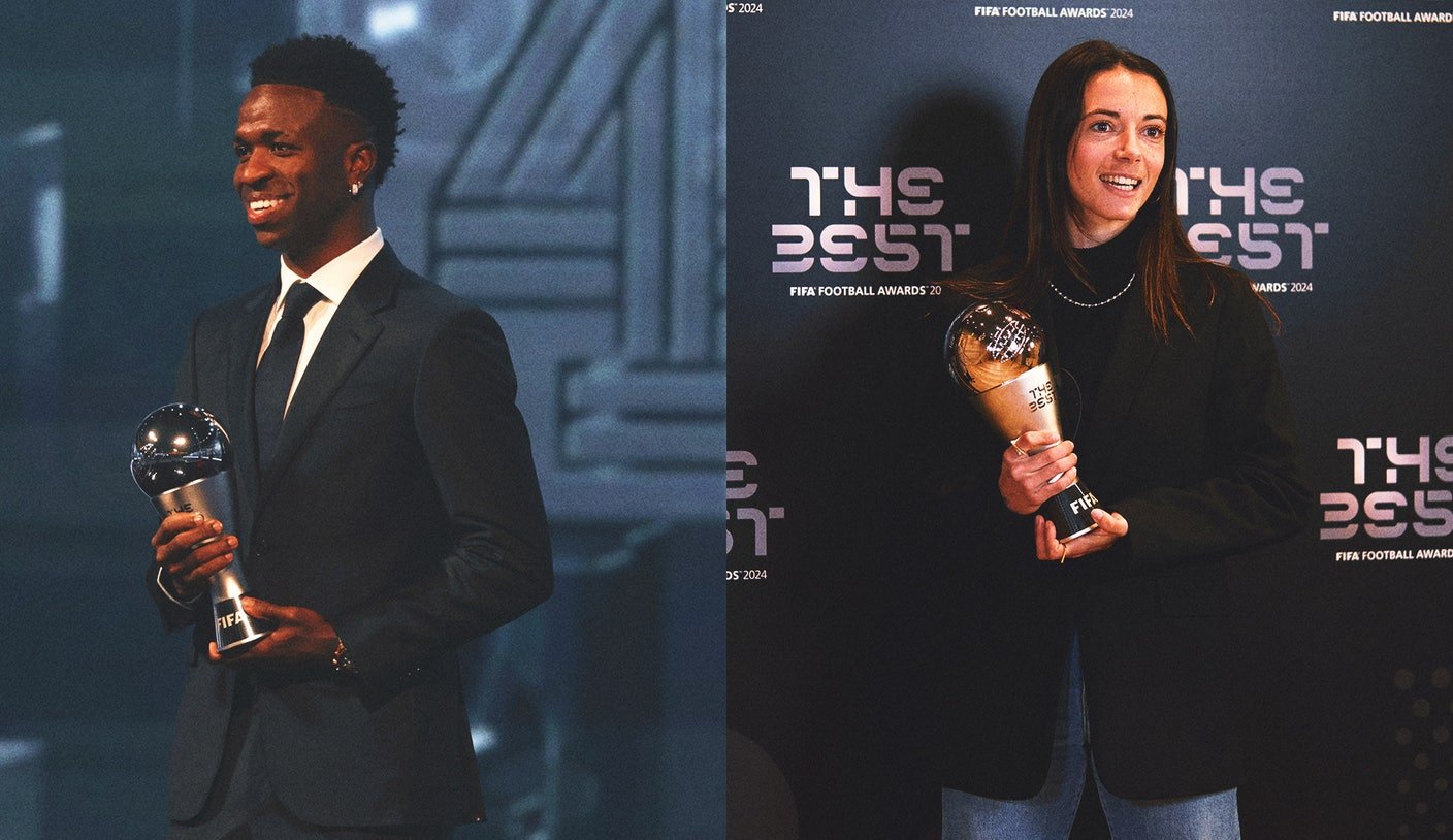 Vinícius Júnior, Aitana Bonmati win FIFA best player of the year awards