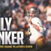 Who are the top 10 Notre Dame players of all time?