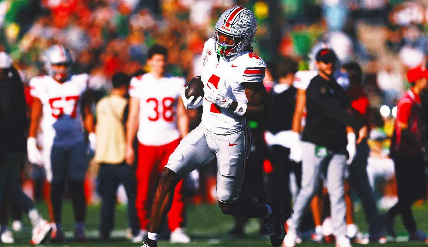 Ohio State's Jeremiah Smith breaks Big Ten's freshman TD receiving record