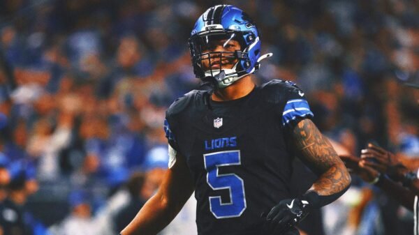 Lions' David Montgomery to return for playoffs; Aidan Hutchinson return not ruled out