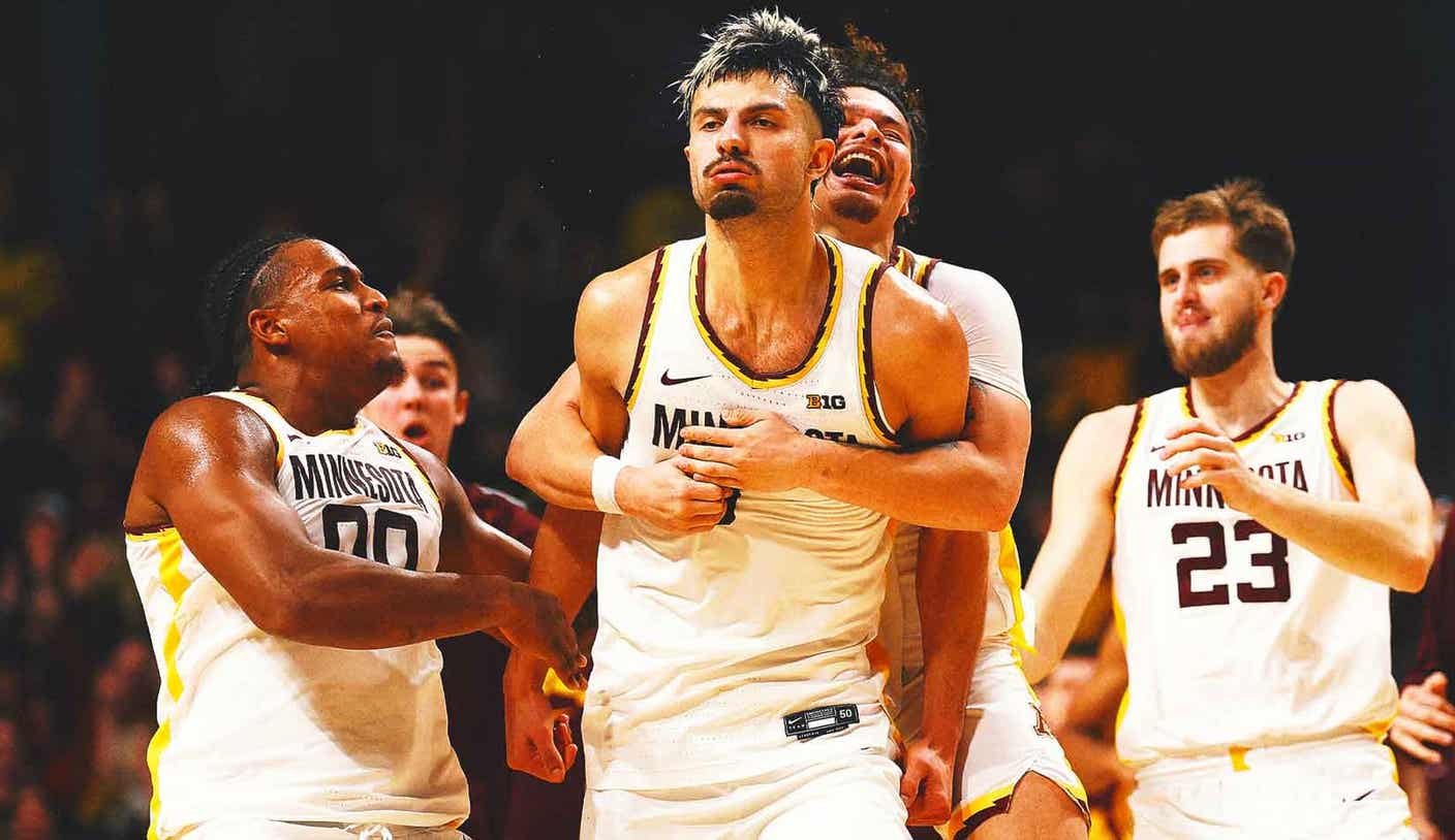 Minnesota stuns No. 20 Michigan in OT on Dawson Garcia's long 3-point buzzer-beater