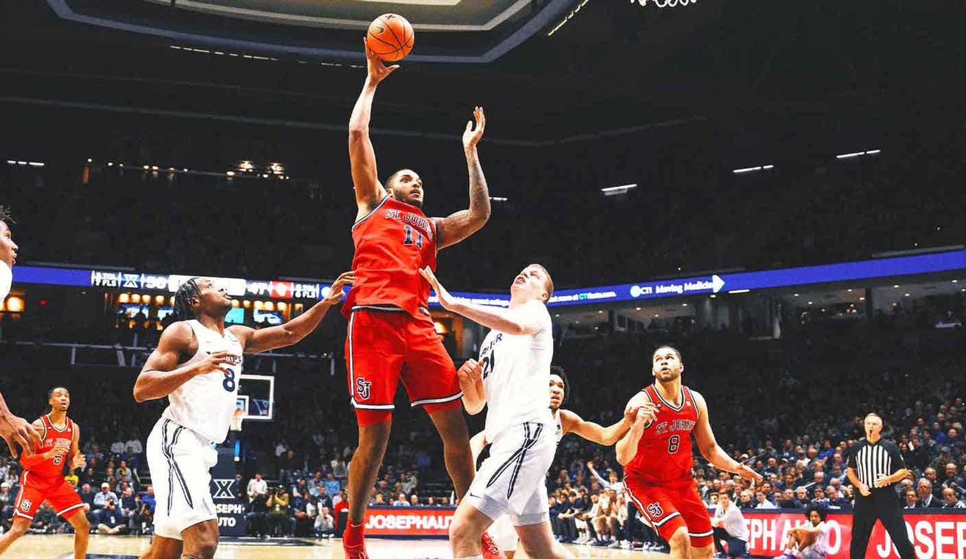 No. 20 St. John's rallies past Xavier 79-71 in OT, moves into 1st place in Big East