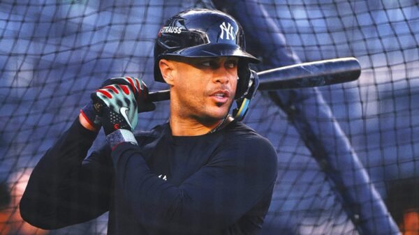 Yankees' Giancarlo Stanton (elbow tendinitis) uncertain for MLB Opening Day