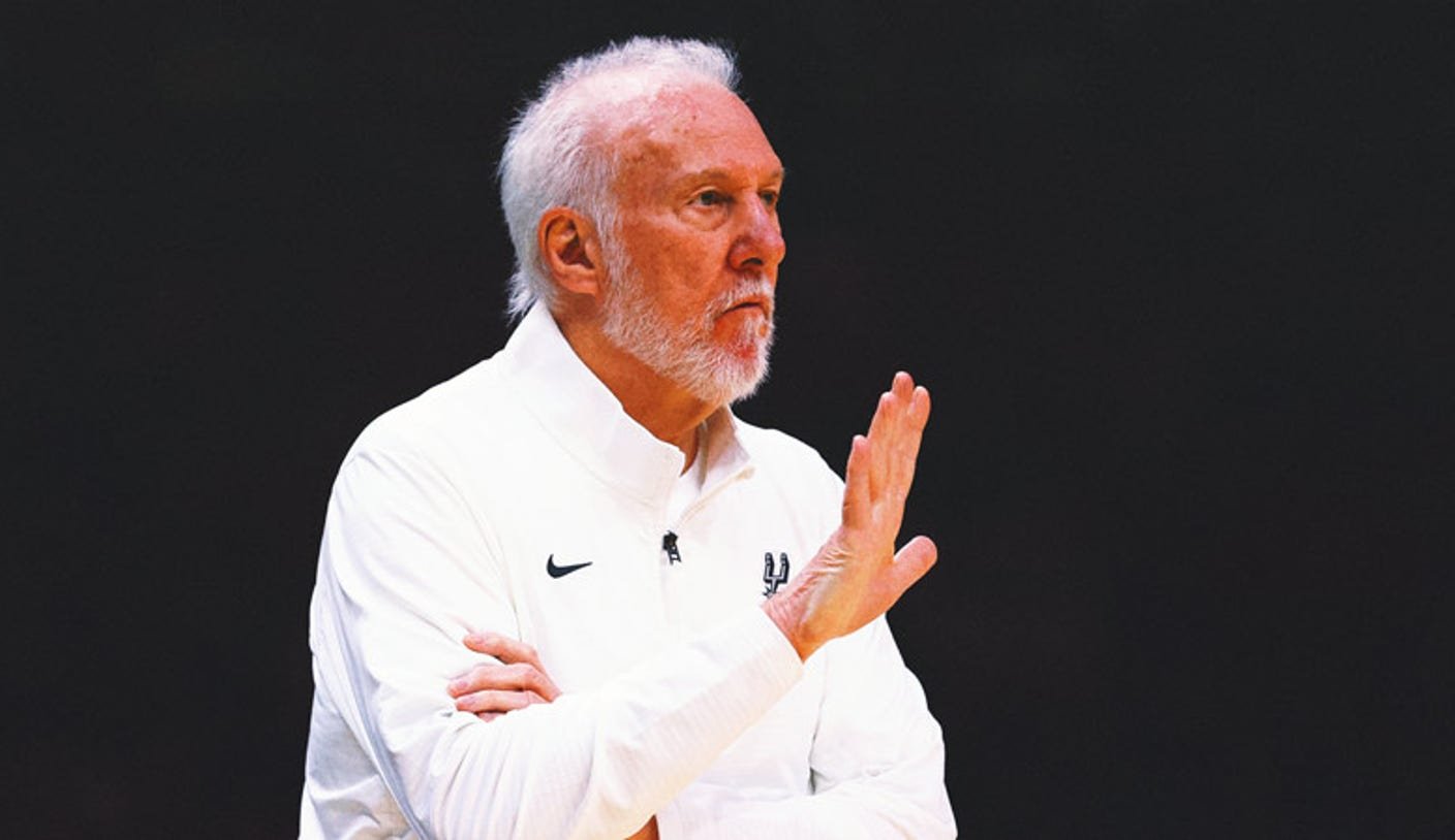 Gregg Popovich says he won't re-join Spurs this season, hopes to coach again