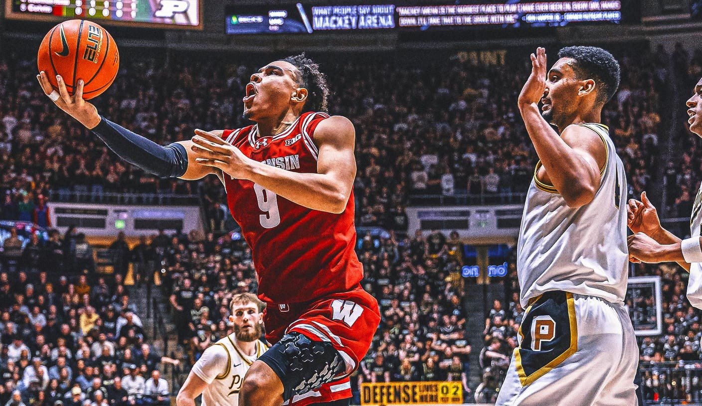 John Tonje's strong second half leads No. 16 Wisconsin past No. 7 Purdue