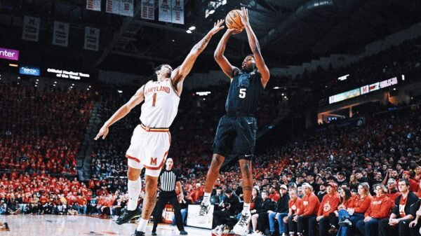 Michigan State stuns Maryland with buzzer-beater from beyond half court