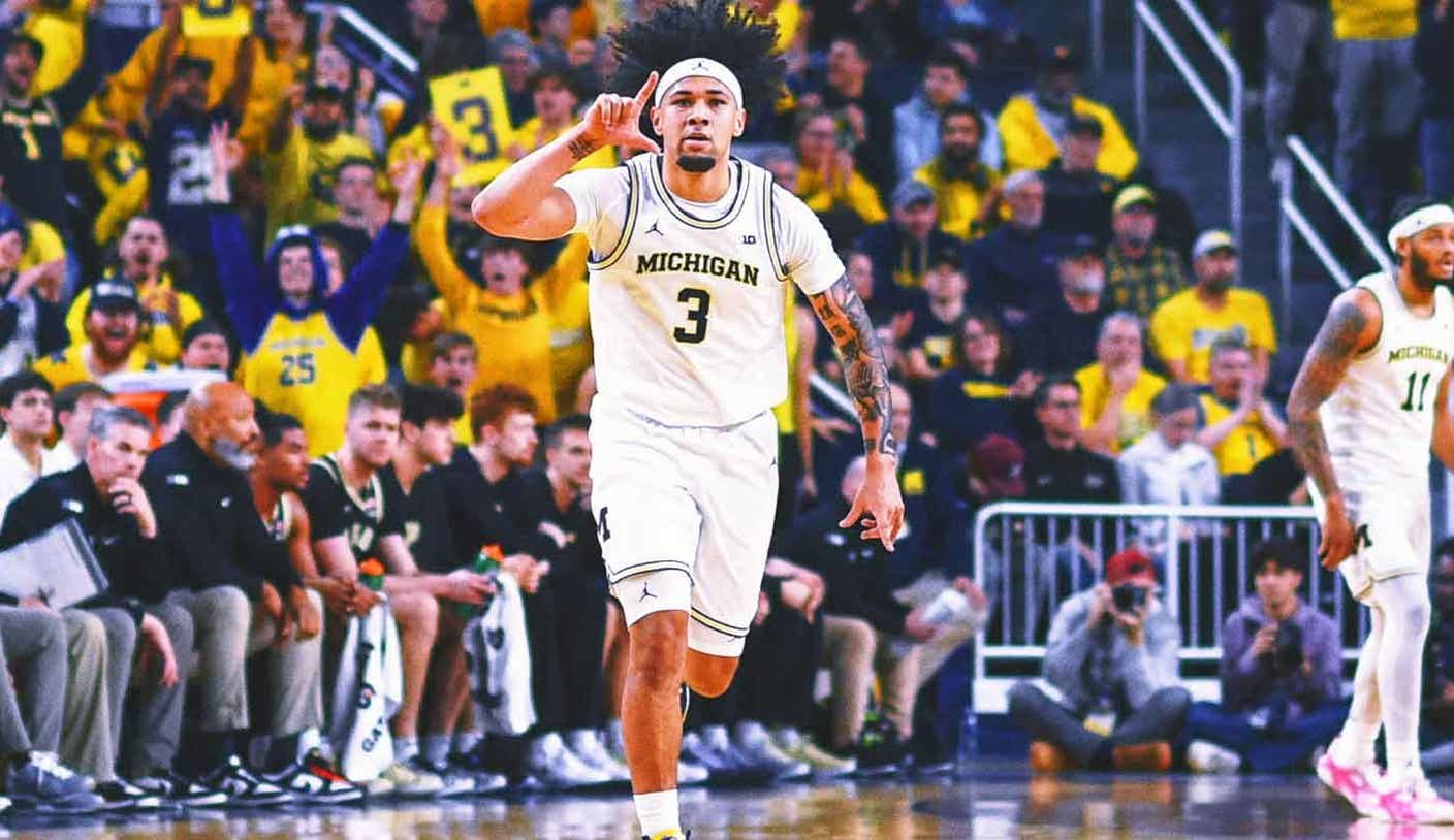 No. 20 Michigan comes back to beat No. 7 Purdue 75-73 in key Big Ten matchup