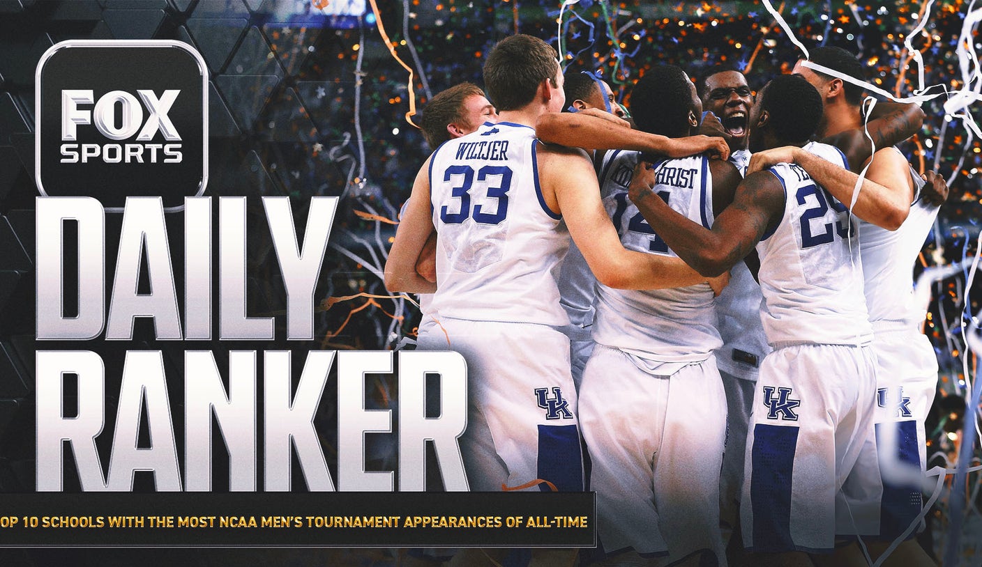 Which schools have the most NCAA Tournament appearances of all-time?