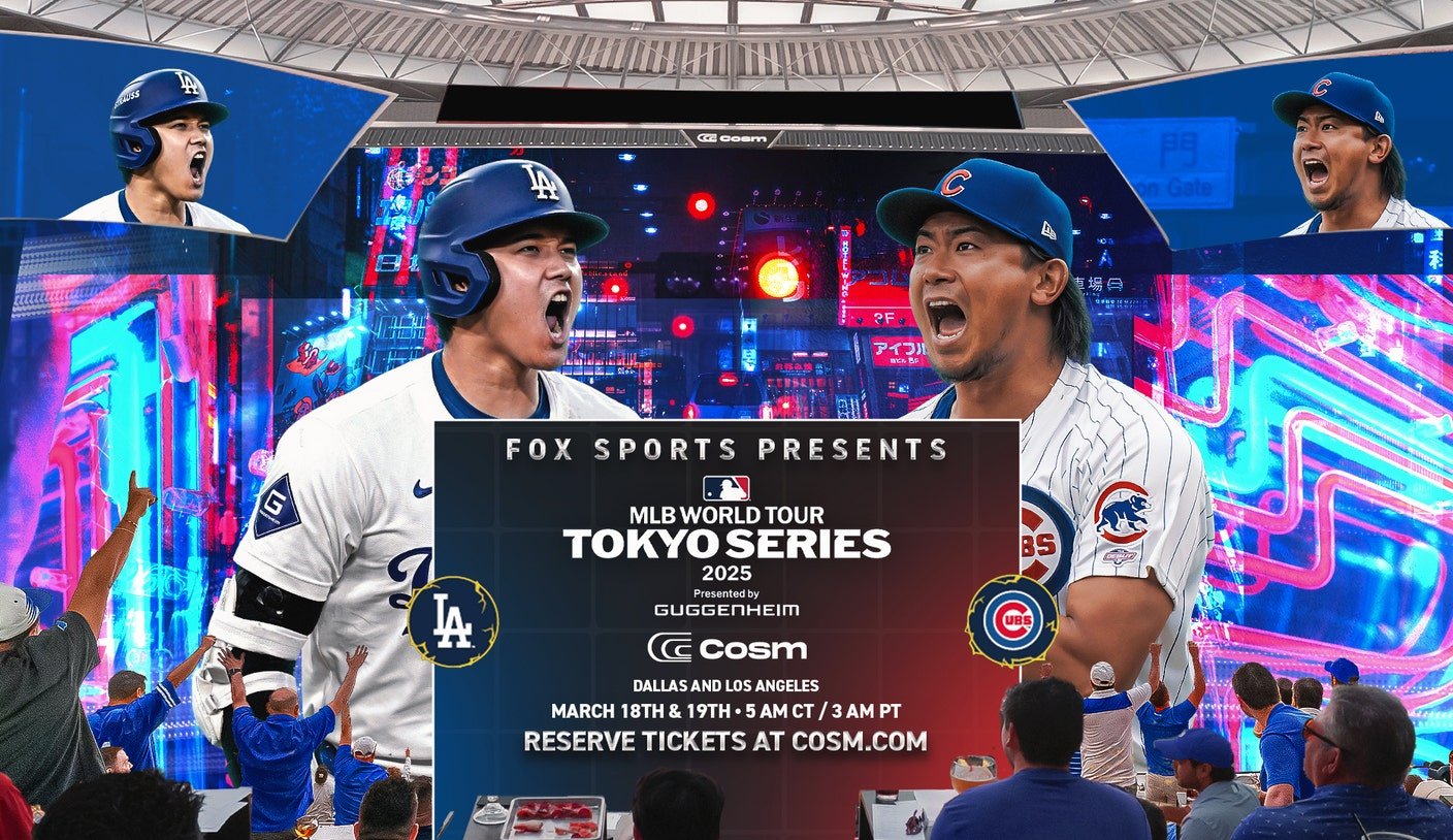 FOX Sports presents 2025 MLB Tokyo Series at Cosm: Ticket details & information