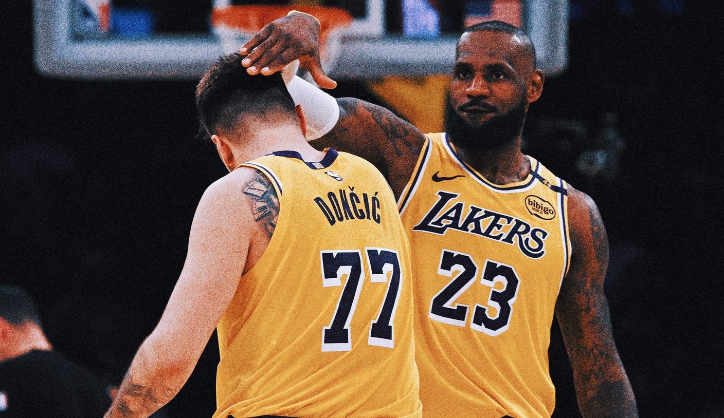 LeBron James and Luka Doncic have the Lakers looking like contenders again